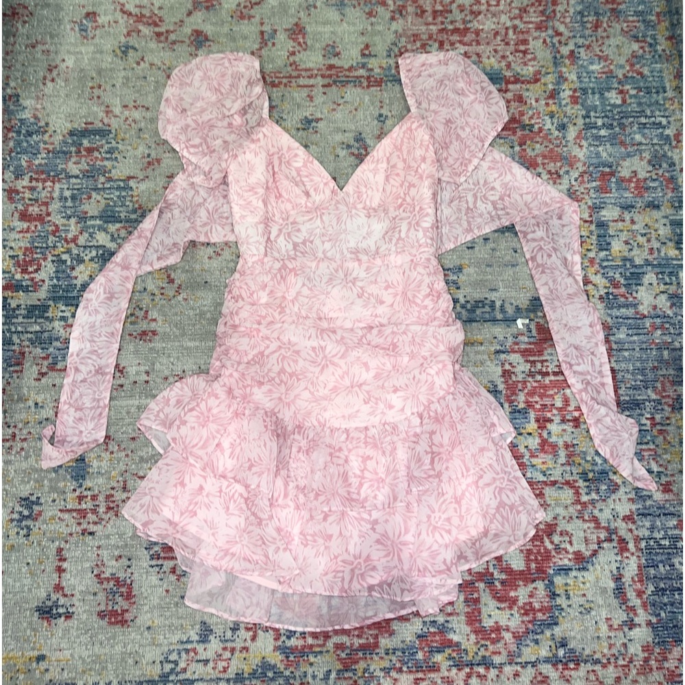hello molly pink mini dress